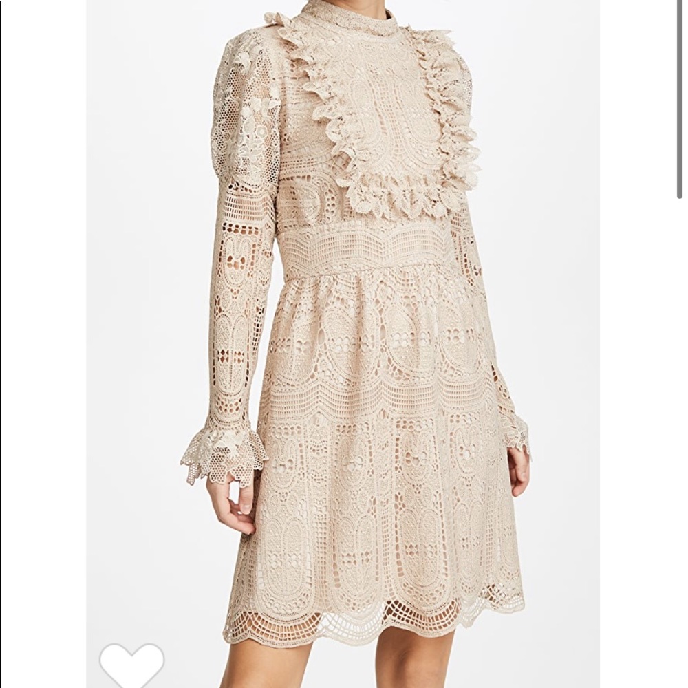 Anna Sui Cupid’s Cloud and Scallop Lace dress 0 - Picture 4 of 8